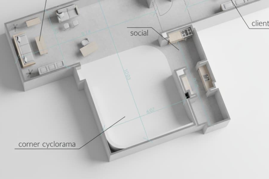 Studio Stawki - Architektura przestrzeni: Ponad 5 metrów wysokości i parter bez barier jako fundamenty dobrego studia