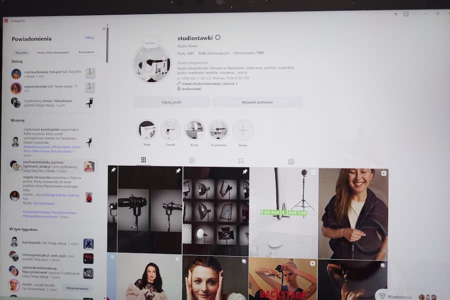 Studio Stawki - Czemu Instagram nie jest dobrym miejscem na pokazywanie portfolio?